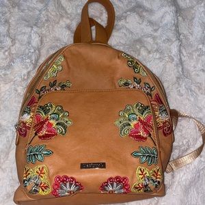 Cute embroidered backpack